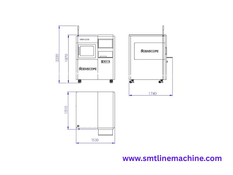 X2100 SCIENSCOPE X-RAY VIEW -table rotate